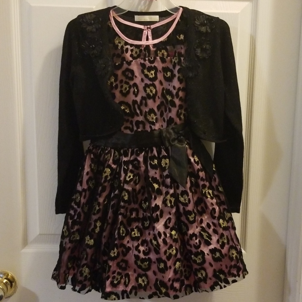 Size 6 Girl Dress with size small Cardigan (Kids)